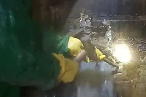 黔南消防水池堵漏施工视频